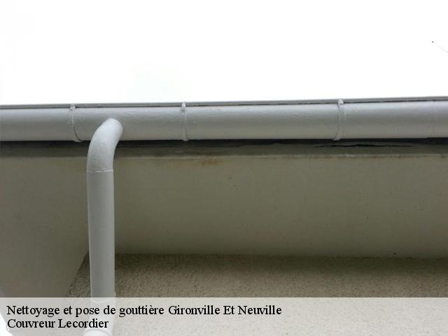 Nettoyage et pose de gouttière  gironville-et-neuville-28170 Couvreur Lecordier